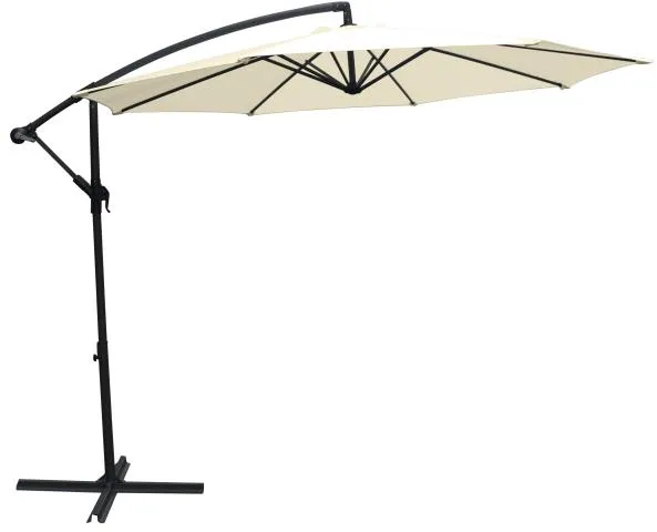 Hängesonnenschirm beige 300cm