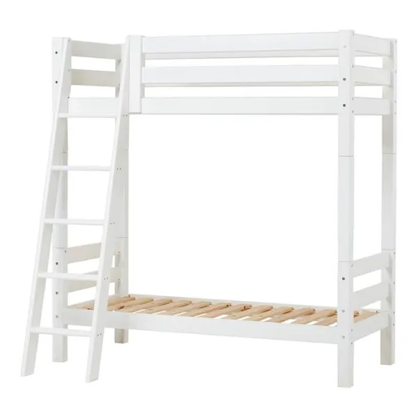Hoppekids ECO Luxury Hochbett mit schräger Leiter - 70 x 160 cm