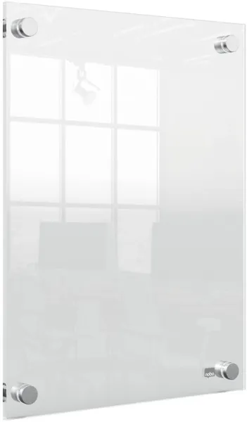 Transparenter Acryl-Posterrahmen Nobo Premium Plus A4 zur Wandmontage