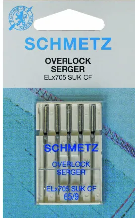 Schmetz Overlock-Nadeln ELx705 SUK CF Gr. 90 - 5 Stk.