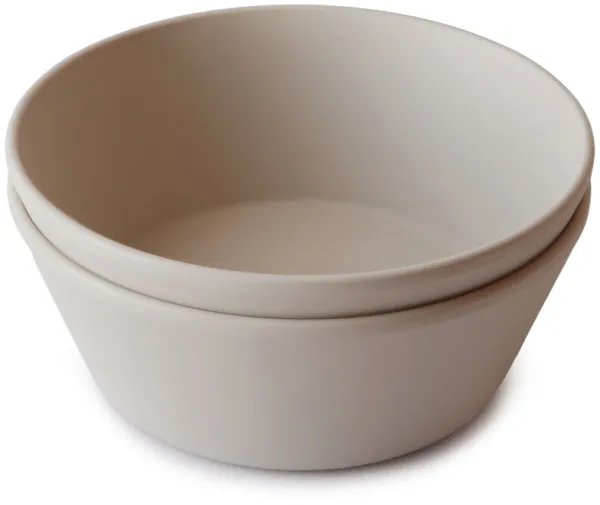 Runde Schalen 2er-Pack - Vanilla