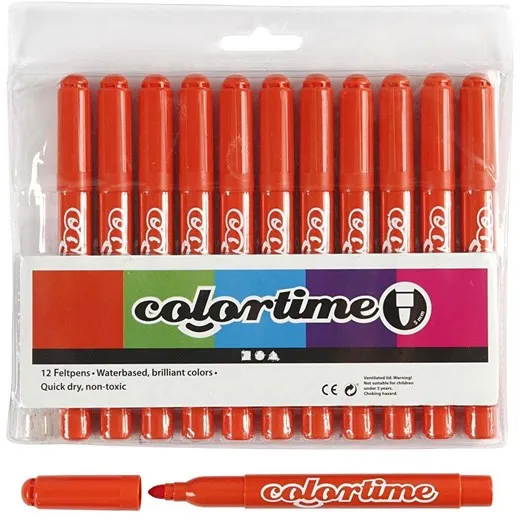 Creativ Company Dunkelorange Jumbo-Marker 12 Stk.